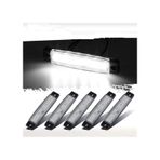 Ahmet Otomotiv Dorse Parmak Lamba 12 -24 Volt 6 Ledli (Beyaz Renk) 10 Adet Parmak LED Dorse Kamyon