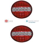 Ahmet Otomotiv Hamburger Tip Ledli Stop Lamba 12 Volt Römork Karavan 4 Modlu 2 Adet