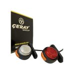 Ahmet Otomotiv Neon Mini Takoz Kırmızı-Beyaz 12V-24V