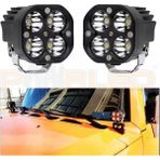 Ahmet Otomotiv Off Road Ve Arazi Aracı 3 İnç Amber Beyaz Renk Çalışma Ve Sis Lambası Motosiklet