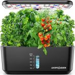 Ahopegarden Topraksız Siyah Yetiştirme Sistemi: 10 Pods Bitki Kiti