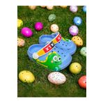 AHS Calx Çocuk Bebek Mavisi Renk Dragon Figürlü Kaydırmaz Sandalet Crocs Terlik