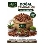 AHS Doğal Dekoratif Çam Kabuğu 1-3 Cm 10 Litre Bahçe Peyzaj Saksı Orkide Teraryum Kaplama