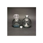 Ahsa Ticaret 4 ADET 50 CC KUBBE CAM ŞİŞE - DÜĞÜN, NİŞAN, KINA İÇİN HEDİYELİK KOLONYA ŞİŞELERİ - 50 ML