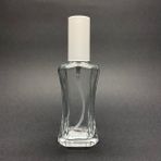 Ahsa Ticaret 4 Adet 50 cc Milano Model Kolonya Şişesi - Düğün, Nişan, Kına İçin Hediyelik Kolonya Şişeleri - Şeffaf - 50 ml