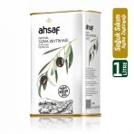 Ahsaf Soğuk Sıkım Natürel Sızma Zeytinyağı 1L- Teneke