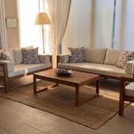 Ahsap 3+2+1 Bahce Balkon Teras Oturma Grubu