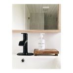 Ahşap Ayaklı Sunumluk Stand Ceviz Trihome0987