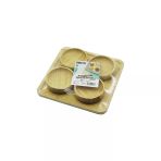 Ahşap Bambu 5pcs Çerezlik - Lokumluk Kase Seti 22X22CM