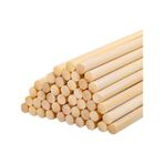 Ahşap Bambu Maket Patates Kızartma Çubuğu Çöp Şiş 500'lü 35 CM