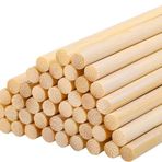 Ahşap Bambu Maket Patates Kızartma Çubuğu Çöp Şiş - Boy : 35 Cm./ En : 5 mm. - 100 Adetlik 1 Paket