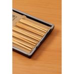 Ahşap Bambu Organik 10 Adet Chopstick Noodle Sushi Yeme Çubukları
