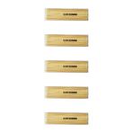 Ahşap Bambu Sivri Uçlu Patates Kızartma Çubuğu Çöp Şiş - Boy:35 Cm./En:5 mm. -100 Adetlik 5 Paket