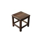 Ahşap Basamak Taburesi, Oturma Odası Sehpası, Sundurma Ayakkabı Tezgahı, Balkon, Boş Zaman Koltuğu, Yatak Odası, Kare Osmanlı Modern Ayak Taburesi, Gömme ve Zıvana Eklemli (Küçük)