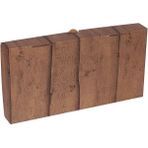 Ahşap Baskılı Büyük Pide Kutusu 36X20X5 cm - 300 Adet