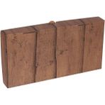 Ahşap Baskılı Orta Pide Kutusu 32X16X4 cm - 100 Adet