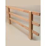 Ahşap Bebek Çocuk Yatak Koruma Bariyeri 120X45 Cm, Güvenli ve Şık Design - Seçenek 1