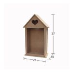Ahşap Bibloluk 37x21cm L-348