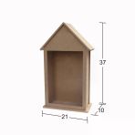Ahşap Bibloluk 37X21cm L-349