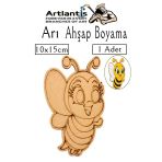 Ahşap Boyama Böcekler 1 Adet 10X15cm Boyama Böcek Figürleri Etkinlik Çocuk Gelişim Motor Beceri Kreş Anasınıfı