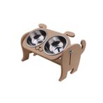 Ahşap Boyanabilir Ham Mdf Köpek Mamalığı