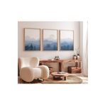Ahşap Çerçeveli 3 Lü Soyut Tablo Home Ev Salon Oturma Odası Yatak Odası Balkon Dekor, J218D