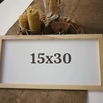 Ahşap Çerçeveli Tablo Doğal Çam Ağacı Ahsap Resim Çercevesi Doğal Ahsap Rengi İle Fotograf, Resim Kolajları, Duvar Galerisi Dekoru Cercevesi (15X30)
