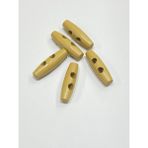 Ahşap Çoban Düğme 5 Li Set / 4 cm /