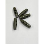 Ahşap Çoban Düğme 5 Li Set / 4 cm / - Haki