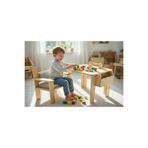 Ahşap Çoçuk Etkinlik Masası Wooden Oyun & Aktivite Masası - Handmade, Kahverengi