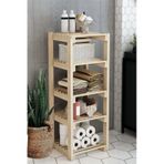 Ahşap Çok Amaçlı Raf/kitaplık/ayakkabılık Çam Rengi 001 cam