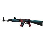 Ahşap CS-GO Neon AK-47 Lastik Atar Oyuncak Tüfek