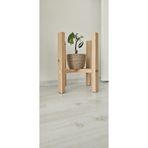 Ahşap Dekoratif Saksı Altlığı Tekli 40 30 30 Cm