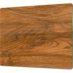 Ahşap Desenli-19 | Temperli Cam Kesme Tahtası - Cam Kesme Tablası 30*40 cm
