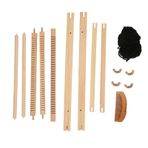 Ahşap Dokuma Yaklaşan Kit, Büyük Goblen Yaklaşan çerçeve, 20.1 X 15.7in, el örgü Dokuma Makinesi Yeni Başlayanlar Için Uzmanlar Için, el sanatları, Kilimler, Eşarplar, Duvar