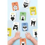 Ahşap Eşleştirme Kartları Hafıza Oyunu Wooden Memory Game Renkli Hayvanlar