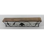Ahşap Ferforje Raf 39x10x8,5 cm.