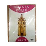 Ahşap Galata Kulesi Maketi - 3 Boyutlu - Kampanyalı Fiyat