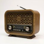 Ahşap Görünüm Nostalji Radyo,nostalji Eskitme Nostaljik Radyo - Ahşap - Ceviz
