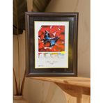 Ahşap görünümlü 2 li pvc fotoğraf çerçevesi 21X26,5 cm.
