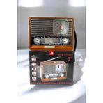 Ahşap Görünümlü Retro Bluetooth Radyo Usb,aux ve Sd Kart Girişli Nemere - 1