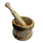 Ahşap Havan (Kuru Sarımsak ve Bakliyat Dövme Havan)