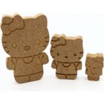 Ahşap Hello Kıty Figürü 3 Lu Takım 15 cm 10CM 6cm Ahşap Boyama Ürünü.boyama Etkinliği.okul Öncesi