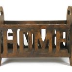 Ahşap Home Gazetelik 48x22x37 cm.
