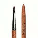 Ahşap İnce Uçlu Oval Protez Tırnak Jel Fırçası Kapaklı 7Mm Wnr-005Rb