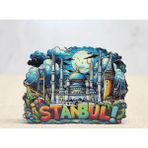 Ahşap Istanbul Temalı Magnet ALK4597 - Lisinya