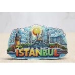 Ahşap İstanbul Temalı Magnet Alk4601