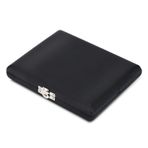 Ahşap Kamış Kutusu Kutusu, Obua Kamışlarını Koruyun, Yuva Tasarımı, Hafif, PU Deri Kapak, Siyah, 3 Boyutu Mevcuttur (10PCS)