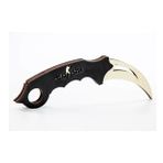 Ahşap Karambit - Cs Go Karambit Oyuncak - Eğitici Oyuncak - Siyah