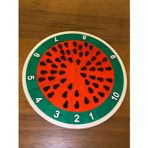 Ahşap Karpuz Sayı Sayma Oyunu – Montessori Eğitici Oyuncak, Çekirdekli Matematik Öğrenme Materyali, Okul Öncesi Zeka Geliştirici Oyuncak
